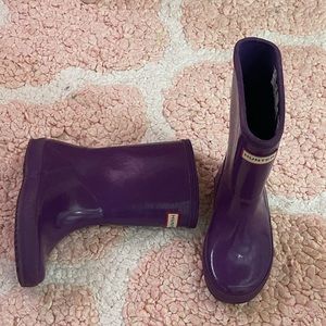 Toddler Girl Hunter rain boots size 10